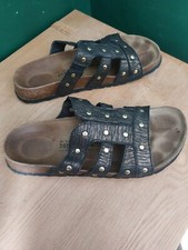 Birkenstock Betula Bronze Gladiator Style Size 7.5 41 Sandals Narrow Fit 