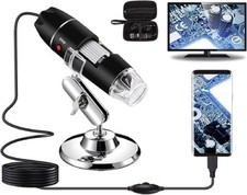 Handheld Digital Microscope 1440P USB 50–1600X Camera for Android PC Laptop