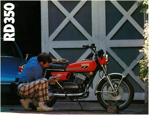 Yamaha brochure rd350 - yamaha, 1975