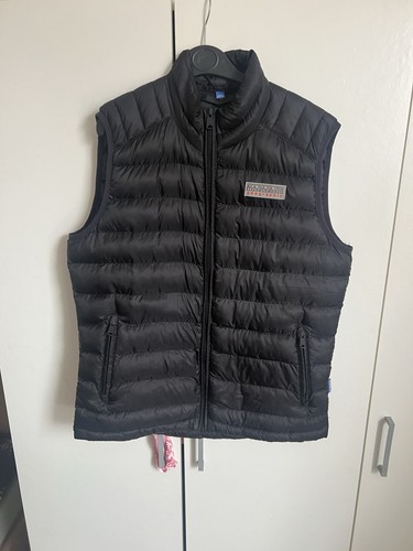 Napapijri men gilet - men, black