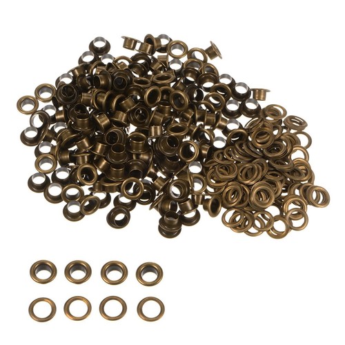 Brass eyelets with washers - with,
