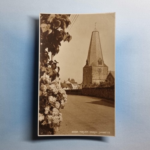 Porlock postcard c1950 - porlock,
