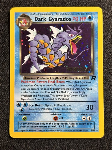Dark gyarados pokemon tcg - 8/82,