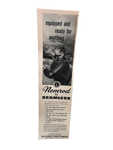 1960 nemrod seamless scuba - 1960,