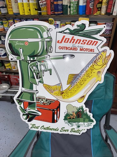 Vintage large johnson seahorse - vintage,