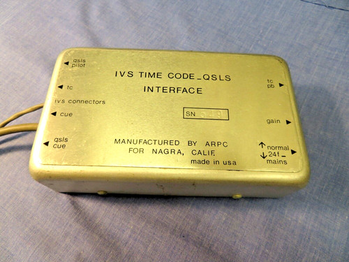 Qsls time code interfase unit - code,