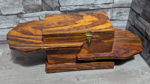 Vintage ooak handmade wood - vintage,