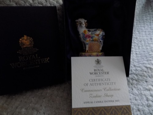 Royal worcester candle snuffer - worcester,