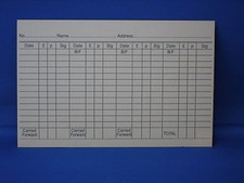 Club Membership Payment Cards - Pack of 25