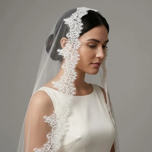 Wedding veil chantilly - veil,