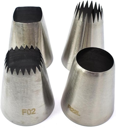 Large piping nozzles 4pcs - nozzles,,