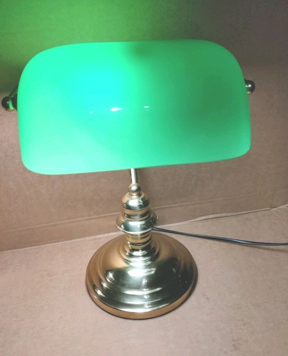 Bankers lamp jade green - lamp,