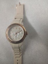 Ladies Quartz Rose Gold Watch Round Face Diamante Marks And Spencer  Working Ord