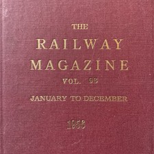THE RAILWAY MAGAZINE BOUND