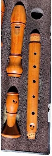Roessler recorder olive - recorder, wood