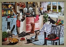 1000-piece Otter House jigsaw "Cats in the Kitchen"