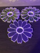 Set Of 3 Daisy Flower Wall