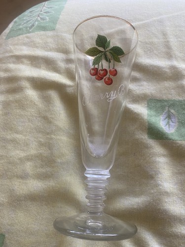 Vintage cherry glass 1 - vintage,