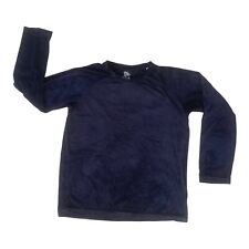 Ladies Primark Love to Lounge navy ribbed pyjama long sleeved top. 10-12 