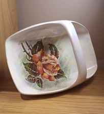 Royal Winton Grimwades - Pottery Basket - Pink Rose Style