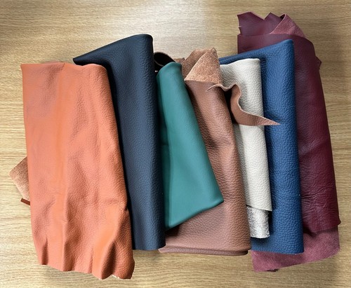 Leather pieces medium high - -,