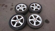 SET OF SILVER WOLFRACE ASIA-TEC KATANA 2 ALLOY WHEELS WITH TYRES CORSA C 4X100