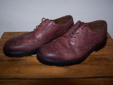Hotter Brown Leather Brogue Shoes Size 8 uk