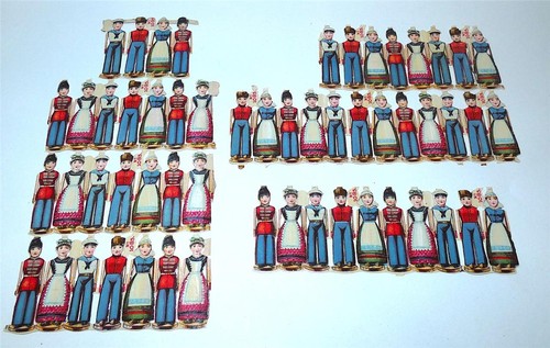 Victorian die cut scraps dutch - victorian,