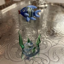 Fish Figurine Hand Blown Glass