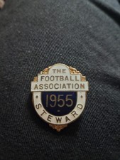 The Football Association 1955 Steward Badge Vintage Rare