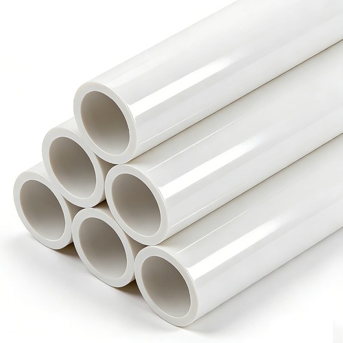 ø20 110mm white pvc round - pvc,