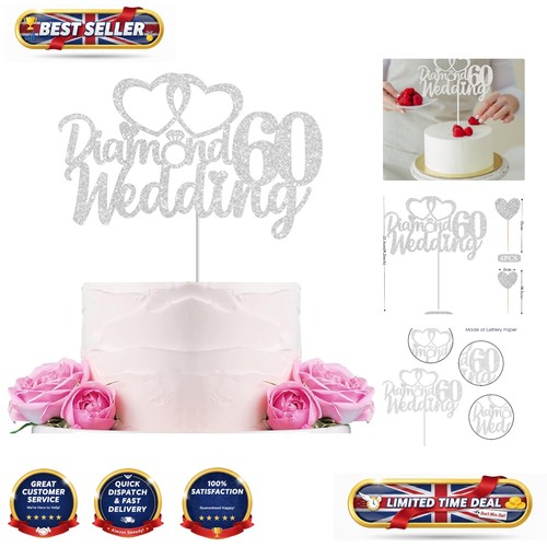 Glittery 60th wedding - glittery,