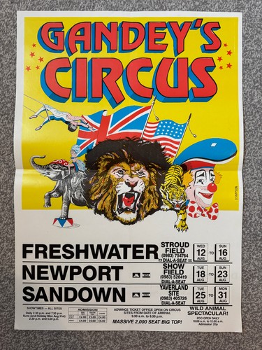 Gandey circus poster - poster,
