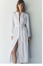 Zara women's white shirt midi dress size XL