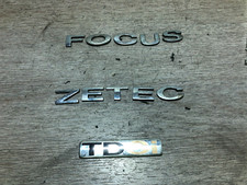 2009 FORD FOCUS 5DR FOCUS ZETEC TDCi BADGE LOGO EMBLEM