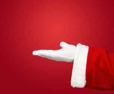 White Cotton Gloves -  Uniform, Parade, Military, Santa Gloves -up to size 2XL