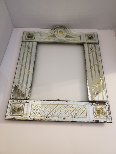 Vintage murano venetian etched - venetian,
