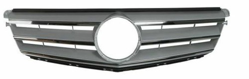 Chrome grille silver - grille,
