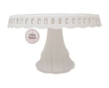 White decorative plastic - decorative, cake