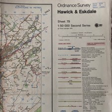 OS Sheet 79 Hawick and Eskdale