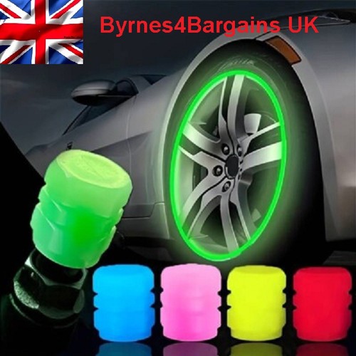 Tyre valve dust caps luminous - tyre,