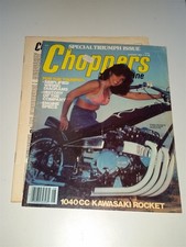 CHOPPER MAGAZINE AUGUST 1977 US AMERICAN CUSTOM BIKE MAGAZINE