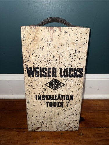 Vintage weiser door lock - door,
