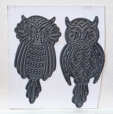 Large Owl Dies x 2 - They Look Very Wise - Mr & Mrs Owl?