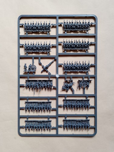Confederate infantry sprue - confederate,