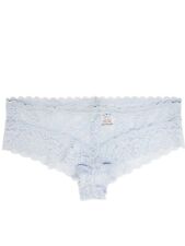 La Senza size 10 all over floral lace hipster knickers panties briefs Sky Blue