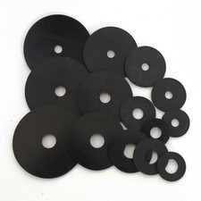 Black Neoprene Rubber Penny