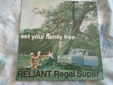 Reliant Regal Super brochure