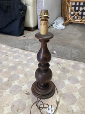 Brown Wooden Candle Table Side