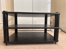 Target Audio,  Turntable hi-fi, AV rack  3 shelf, Multi tier, Black Birch 